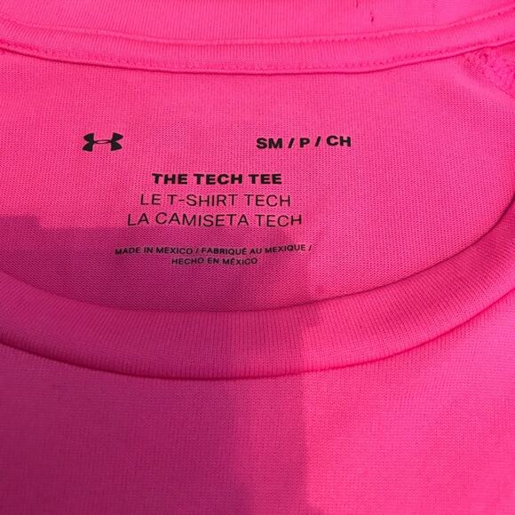 Under Armour pink the tech tee size small - Picture 4 of 6